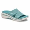 Skechers Women's Go Walk Arch Fit Sandal - Te -Shoes Sale Shop 140274 TEAL XXX 2
