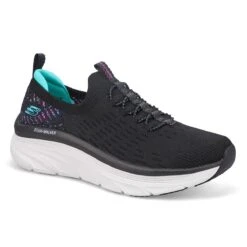 Skechers Women's D'Lux Walker Infinite Motion -Shoes Sale Shop 149356 BKLB XXX