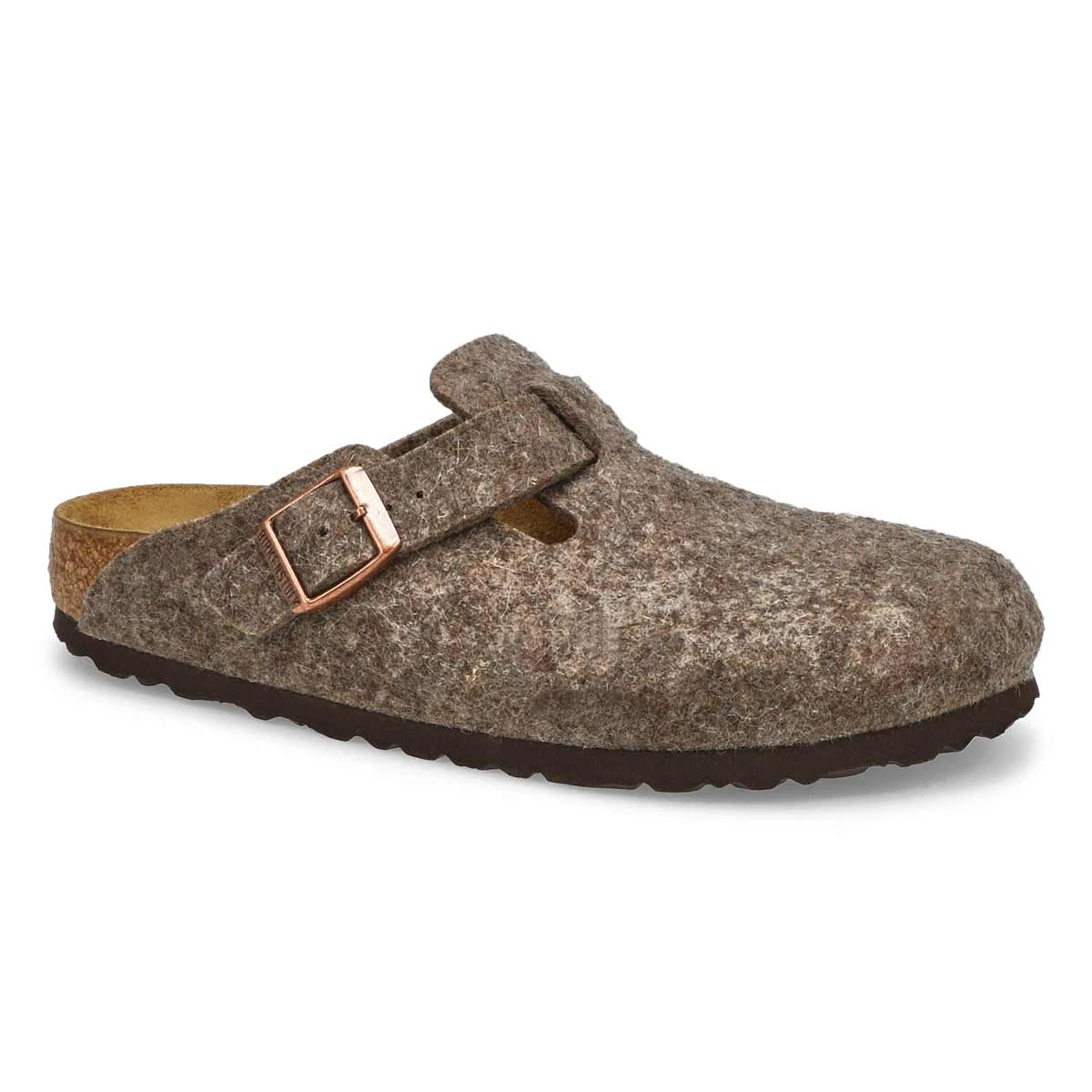 Birkenstock Women's BOSTON Cocoa Wool Clogs - 3 Birkenstock Women's BOSTON Cocoa Wool Clogs -