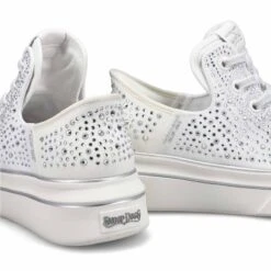 Snoop One Rhine-Stoned Women 24 Snoop One Rhine-Stoned Women -Shoes Sale Shop 186005 WHT XX5