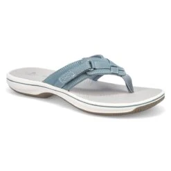 Clarks Women's Breeze Sea Thong Sandal - Blac -Shoes Sale Shop 26142714M XXX 4