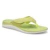 Clarks Women's Glide Post Thong Sandal - Lime -Shoes Sale Shop 26169776M XXX