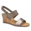 Clarks Women's Kyarra Faye Wedge Sandal - Oli -Shoes Sale Shop 26171847M XXX
