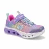 Skechers Girls' Flutter Heart Lights Sneaker- -Shoes Sale Shop 302314L LVMT XXX