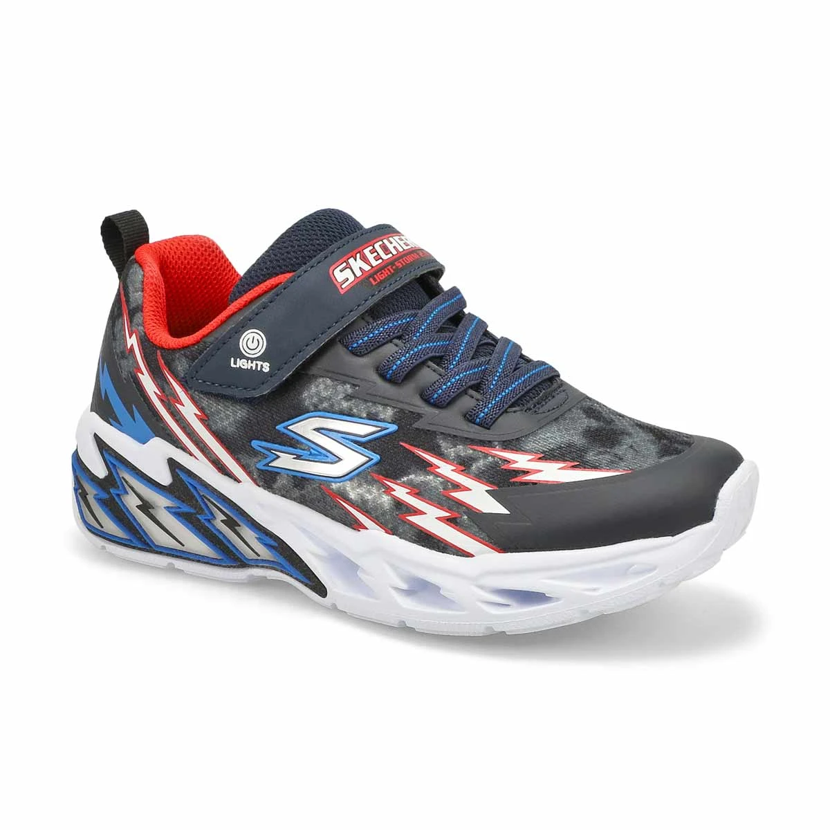 Skechers Boys' Light Storm 2.0 Sneaker - Navy 3 Skechers Boys' Light Storm 2.0 Sneaker - Navy