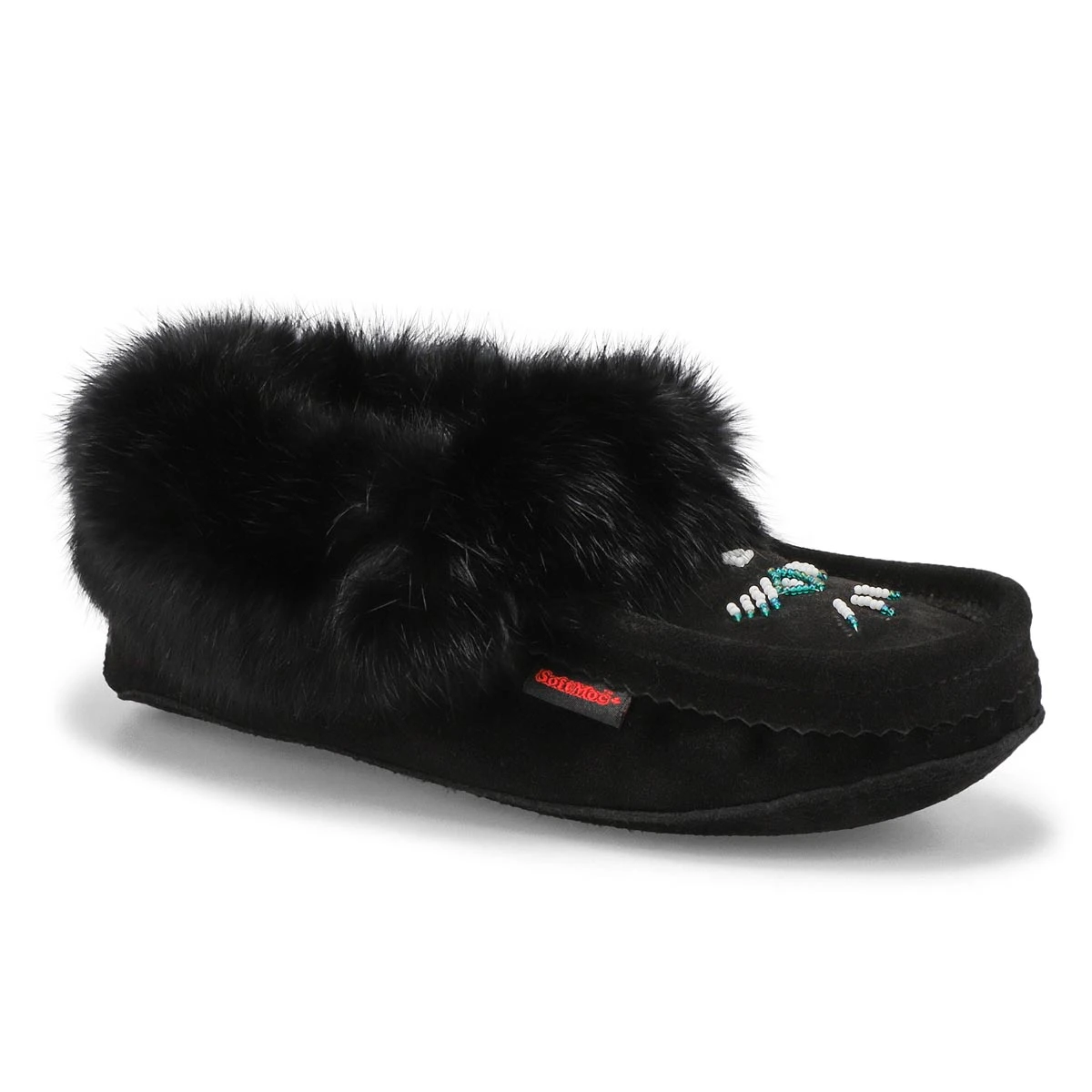 SoftMoc Women's SF600 Rabbit Fur Moccasin - L 4 SoftMoc Women's SF600 Rabbit Fur Moccasin - L - Image 2