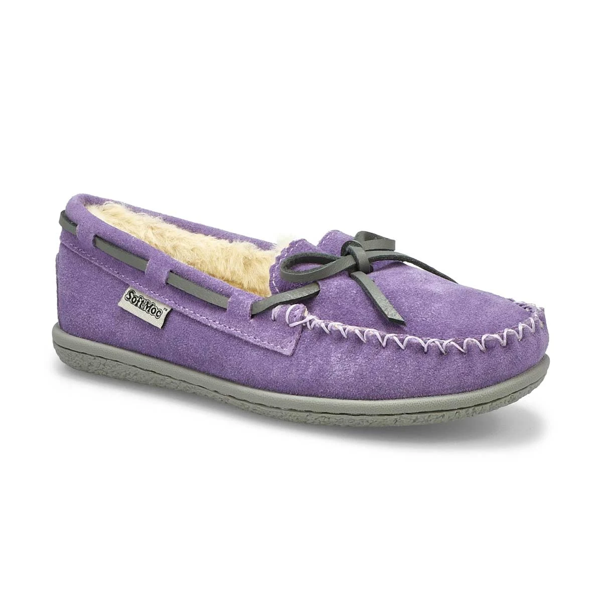 SoftMoc Girls' Bali Jr Ballerina Moccasin - L 3 SoftMoc Girls' Bali Jr Ballerina Moccasin - L