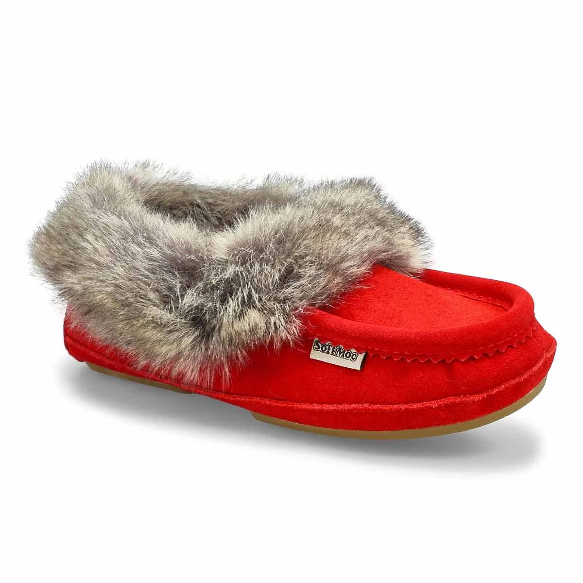 SoftMoc Women's Carrot 5 Faux Fur Moccasin - 5 SoftMoc Women's Carrot 5 Faux Fur Moccasin - - Image 3