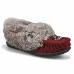 SoftMoc Women's Cute 5 Rabbit Fur Moccasin - 9 SoftMoc Women's Cute 5 Rabbit Fur Moccasin - -Shoes Sale Shop CUTE5 BGDY XXX 1