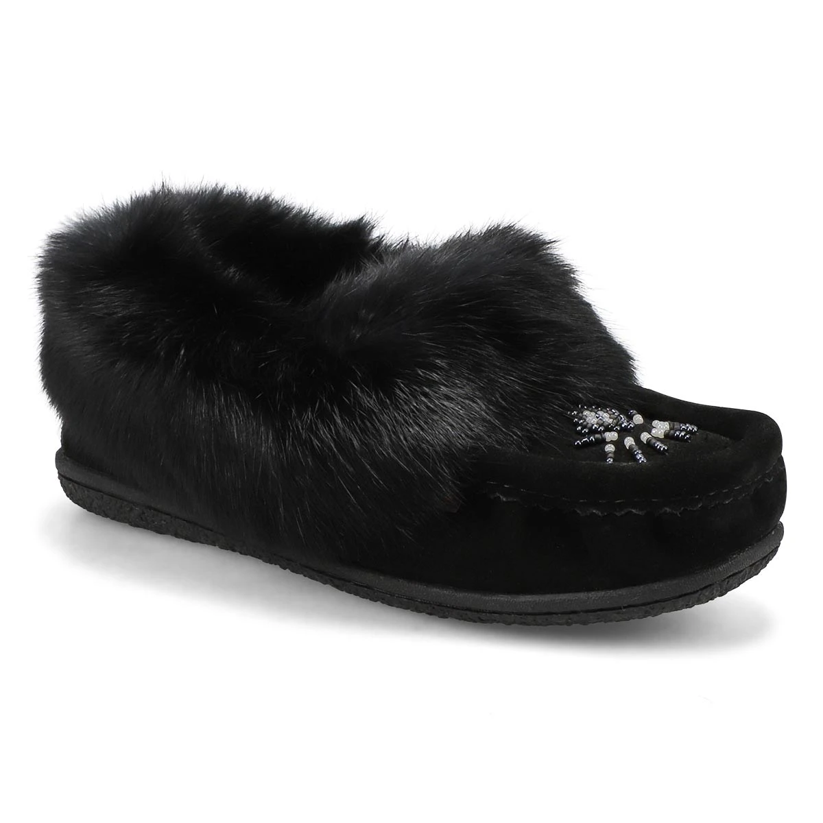 SoftMoc Women's Cute 5 Rabbit Fur Moccasin - 5 SoftMoc Women's Cute 5 Rabbit Fur Moccasin - - Image 3