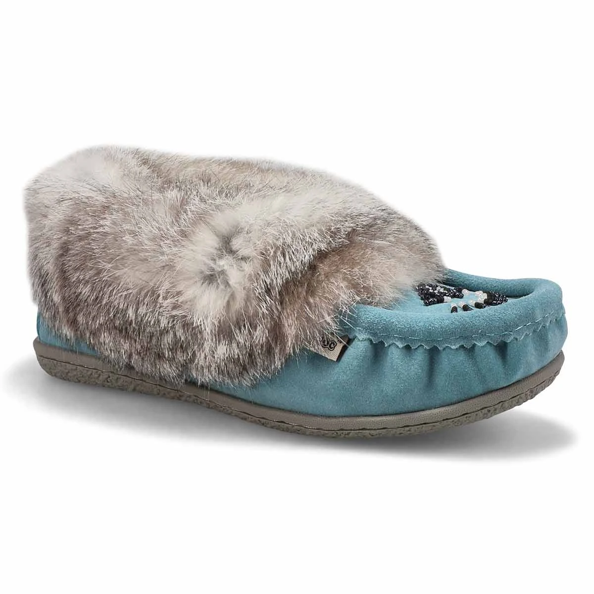 SoftMoc Women's Cute 5 Rabbit Fur Moccasin - 3 SoftMoc Women's Cute 5 Rabbit Fur Moccasin -