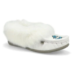SoftMoc Women's Cute 5 L Rabbit Fur Moccasin 7 SoftMoc Women's Cute 5 L Rabbit Fur Moccasin -Shoes Sale Shop CUTE5 L WHT XXX 1