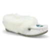 SoftMoc Women's Cute 5 Leather Rabbit Fur Moc 2 SoftMoc Women's Cute 5 Leather Rabbit Fur Moc -Shoes Sale Shop CUTE5 L WHT XXX