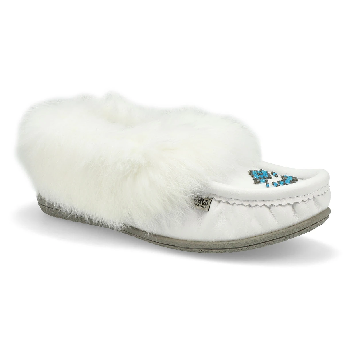 SoftMoc Women's Cute 5 Leather Rabbit Fur Moc 3 SoftMoc Women's Cute 5 Leather Rabbit Fur Moc