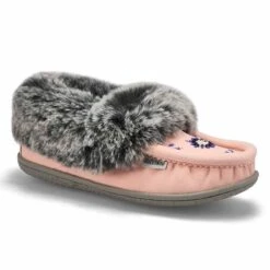SoftMoc Women's Cute 5 V3 Faux Fur Vegan Moc -Shoes Sale Shop CUTE5 V3 PNK XXX