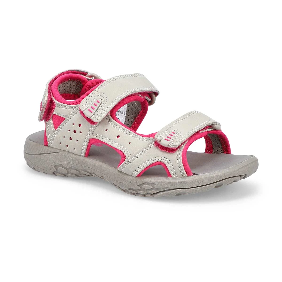 SoftMoc Girls' Daisy Sport Sandal - Grey 3 SoftMoc Girls' Daisy Sport Sandal - Grey