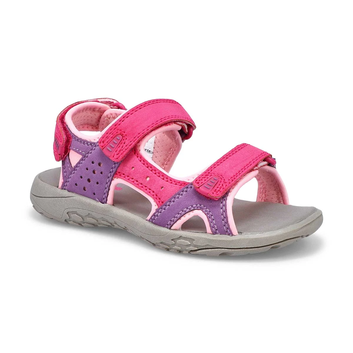 SoftMoc Girls' Daisy Sport Sandal - Grey 5 SoftMoc Girls' Daisy Sport Sandal - Grey - Image 3