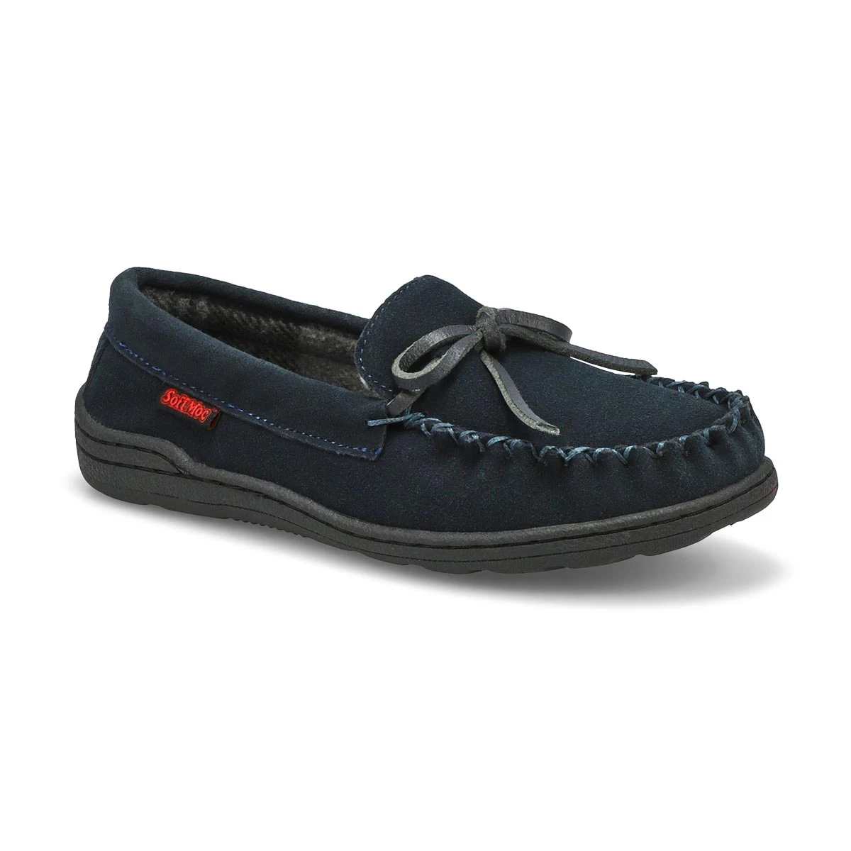 SoftMoc Kids' Danny Jr Moccasin - Navy 3 SoftMoc Kids' Danny Jr Moccasin - Navy
