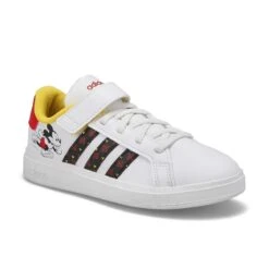 Adidas Girl's Grand Court 2.0 K Sneaker-Wht/P -Shoes Sale Shop HP7760 XXX