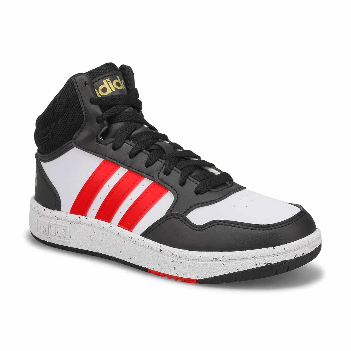 Adidas Kids' Hoops Mid 3.0 K Sneaker - Black/ 5 Adidas Kids' Hoops Mid 3.0 K Sneaker - Black/ - Image 3