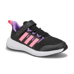 Adidas Girls' FortaRun 2.0 EL Sneaker- Black
