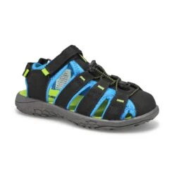 SoftMoc Boys' Kyle Fisherman Sandal - Navy 7 SoftMoc Boys' Kyle Fisherman Sandal - Navy -Shoes Sale Shop KYLE BLKMTI XXX 1