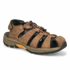SoftMoc Men's Linus 2 Grey Fisherman Sandal - -Shoes Sale Shop LINUS2 DKTPE XXX