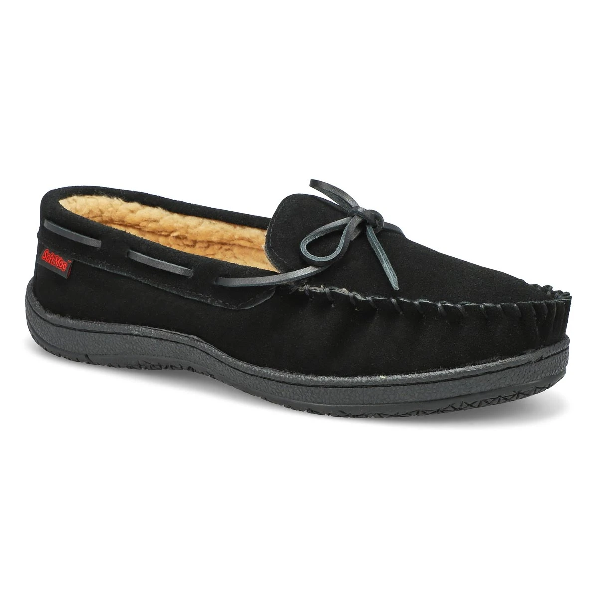 SoftMoc Men's Louie Lined Suede Moccasin - Ch 4 SoftMoc Men's Louie Lined Suede Moccasin - Ch - Image 2