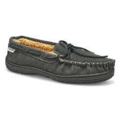 SoftMoc Men's Louie Lined Suede Moccasin - Bl 7 SoftMoc Men's Louie Lined Suede Moccasin - Bl -Shoes Sale Shop LOUIE GRY XXX 1