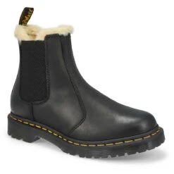 Dr. Martens Dr Martens Women's 2976 Leonore Faux Fur Line -Shoes Sale Shop R21045001L XXX 2