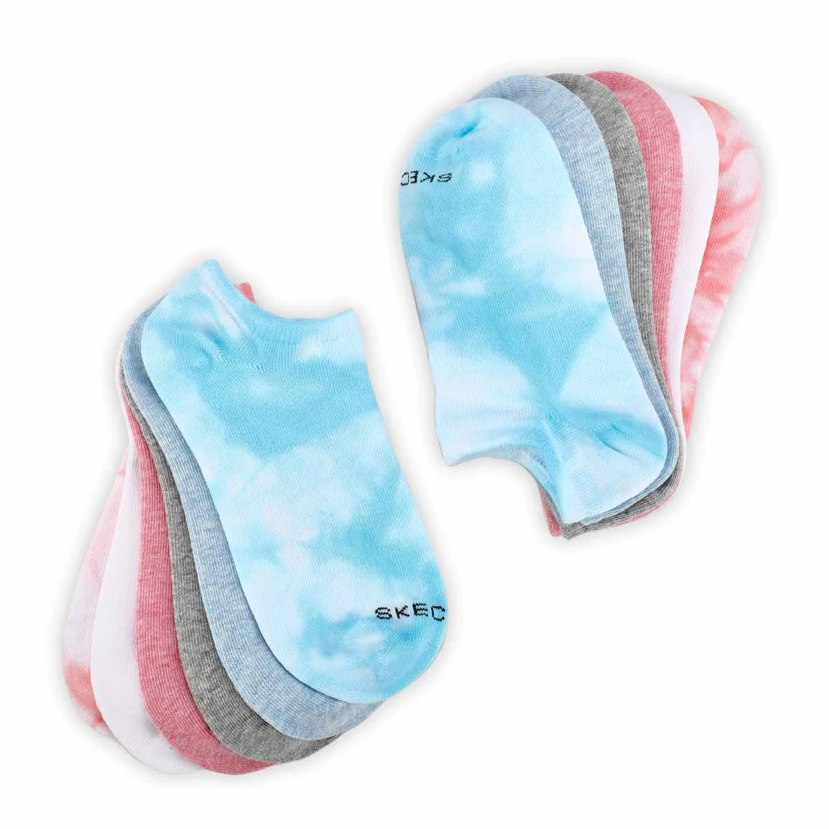 Skechers Women's No Show Non Terry Sock - 6 P 3 Skechers Women's No Show Non Terry Sock - 6 P