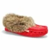 SoftMoc Women's SF600 Rabbit Fur Moccasin - R 2 SoftMoc Women's SF600 Rabbit Fur Moccasin - R -Shoes Sale Shop SF600 RED XXX