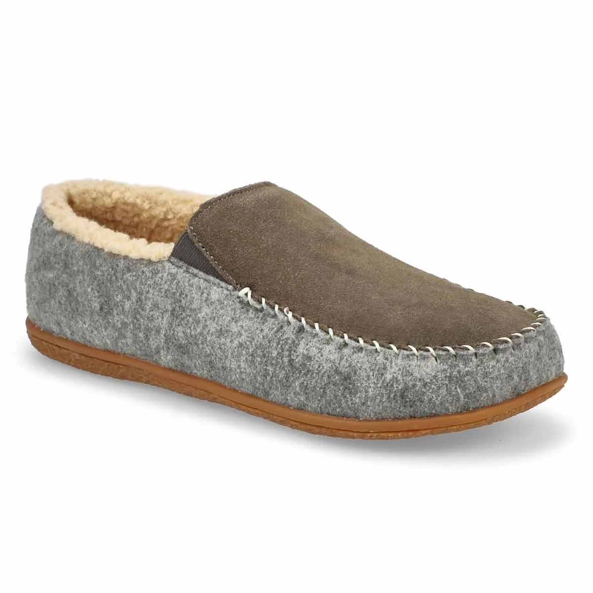 SoftMoc Men's Stark Closed Back Slipper - Gre 3 SoftMoc Men's Stark Closed Back Slipper - Gre