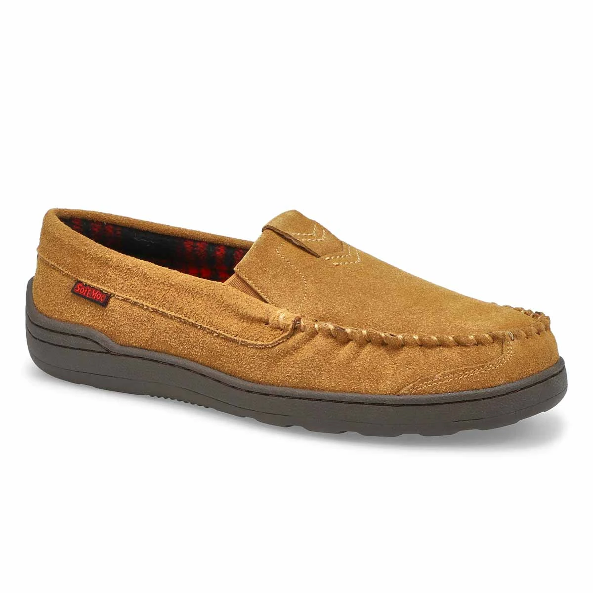 SoftMoc Men's Theon Suede Moccasin - Grey 5 SoftMoc Men's Theon Suede Moccasin - Grey - Image 3