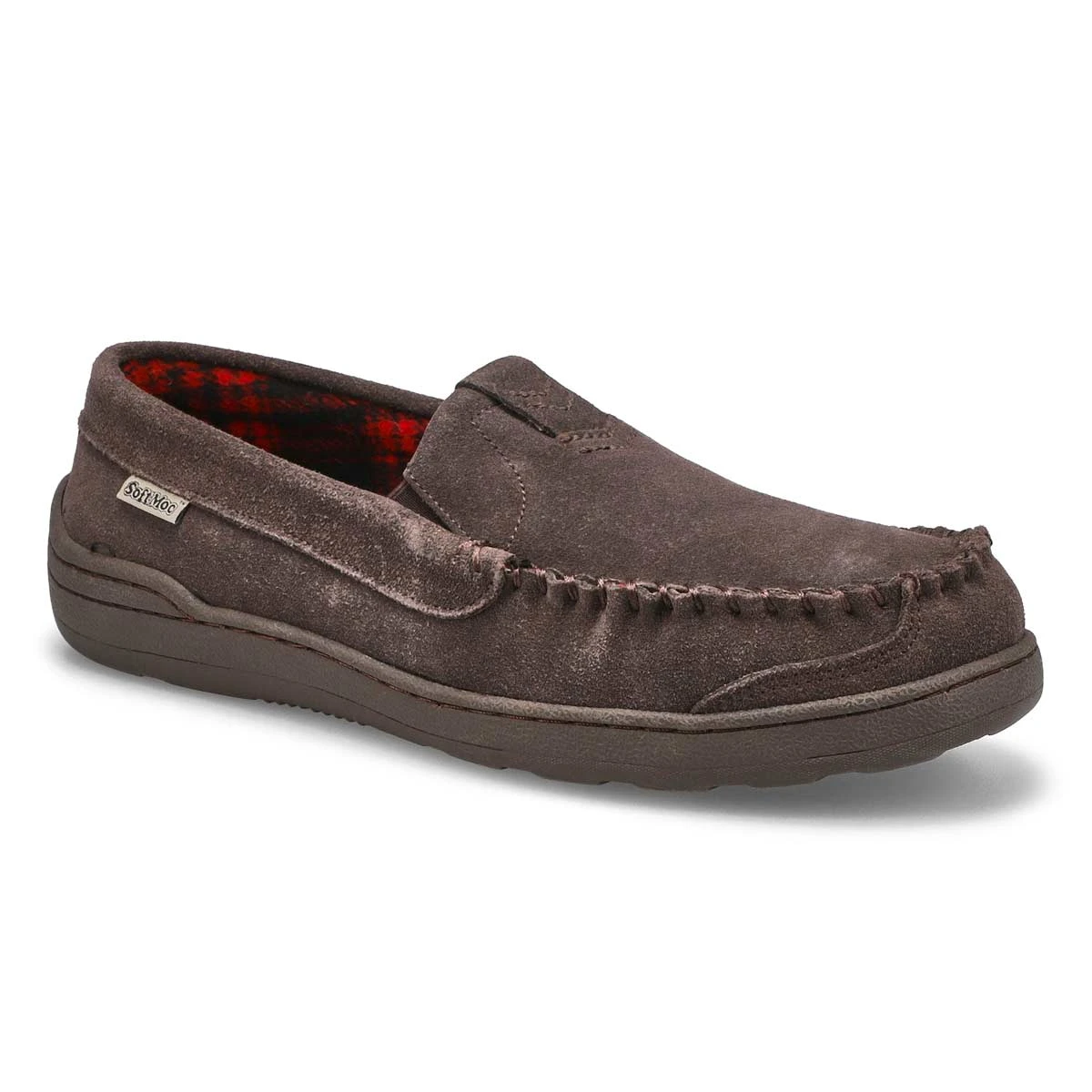 SoftMoc Men's Theon Suede Moccasin - Grey 3 SoftMoc Men's Theon Suede Moccasin - Grey