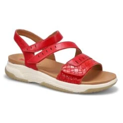 SoftMoc Women's Wensy 01 Vegan Sandal 7 SoftMoc Women's Wensy 01 Vegan Sandal -Shoes Sale Shop WENSY01 RED XXX 2